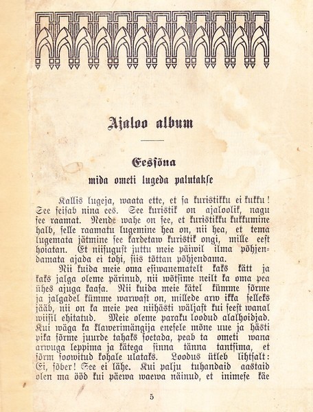 A. Grenzstein Ajaloo album