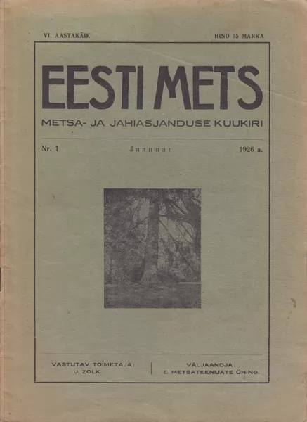 Eesti Mets, 1926/1