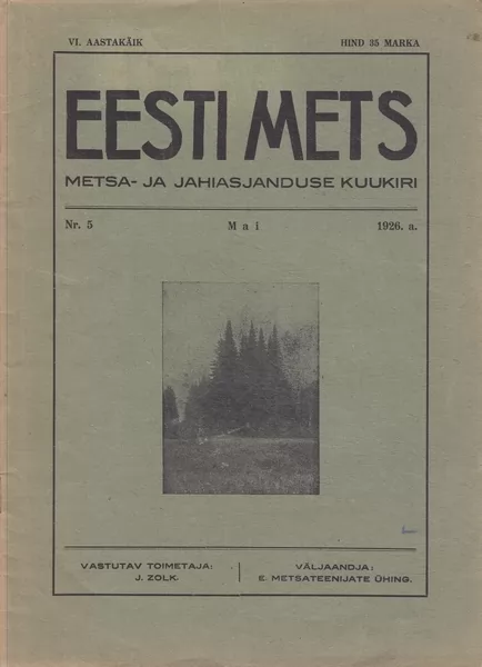Eesti Mets, 1926/5