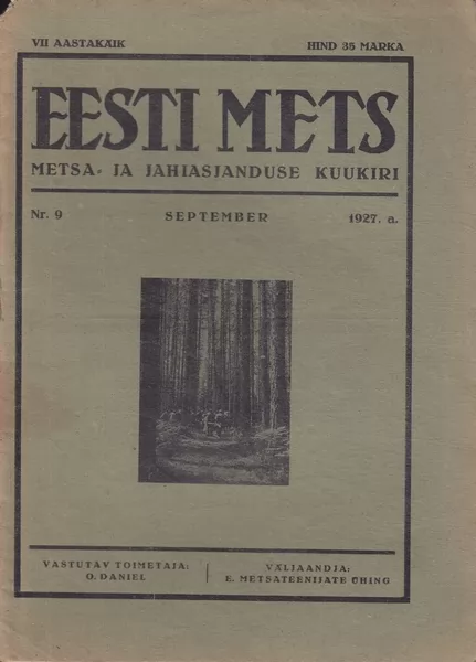 Eesti Mets, 1927/9