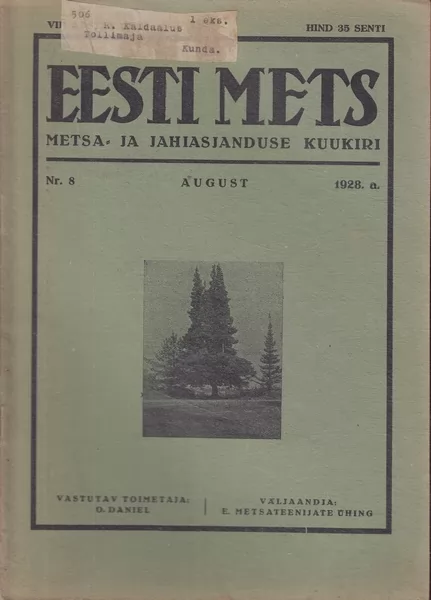 Eesti Mets, 1928/8