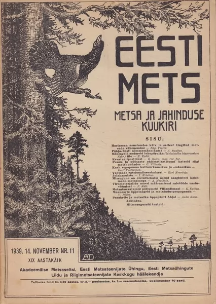 Eesti Mets, 1939/11