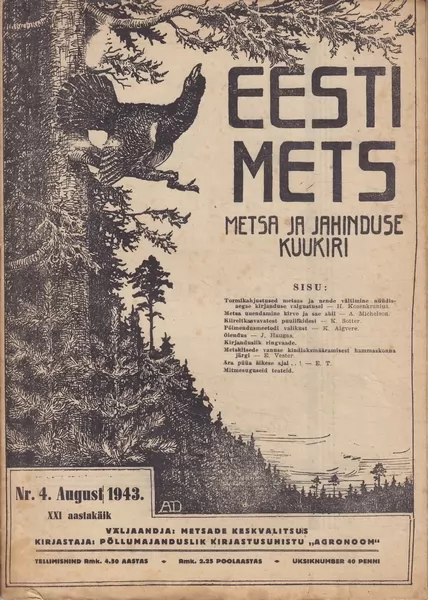 Eesti Mets, 1943/4