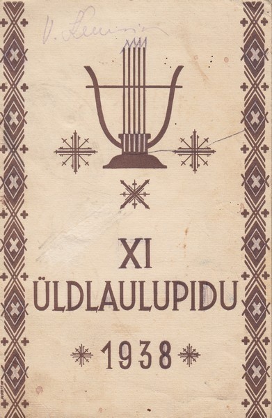 Eesti XI üldlaulupeo naiskoorilaulud : Tallinnas 1938 [Noot]