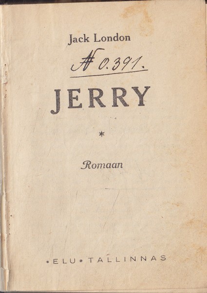 Jack London Jerry : romaan