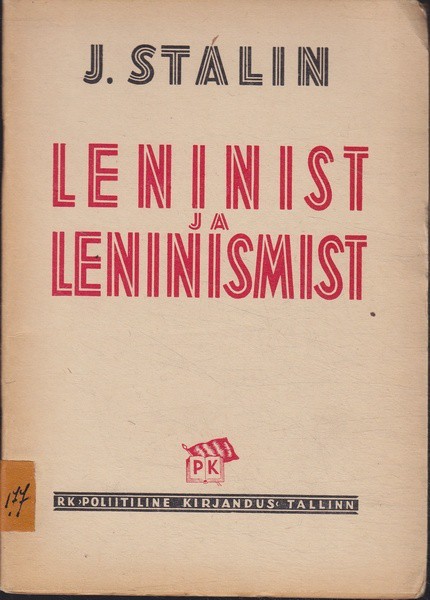 Jossif Stalin Leninist ja leninismist
