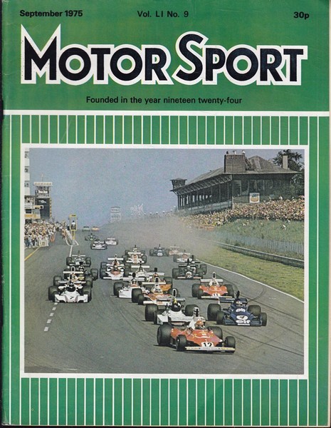 Motor sport, 1975/September