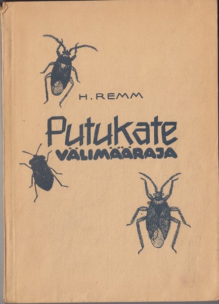 Hans Remm Putukate välimääraja, I (Apterygota, Palaeoptera, Hemimetabola)