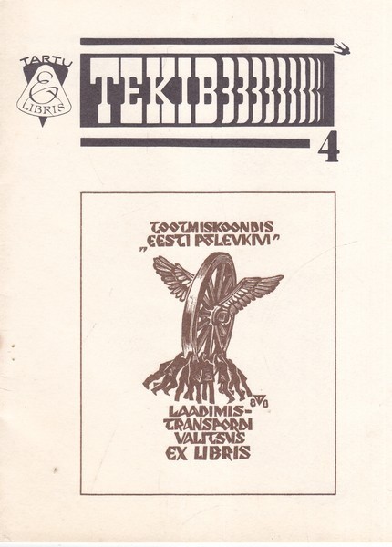 Tekib : Tartu Eksliibriseklubi infoleht, oktoober 1989, 3(4)