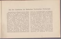 Elf Bilder zur Erinnerung an die Eröffnung der Baltischen Technischen Hochschule in Riga am 14. Oktober 1918
