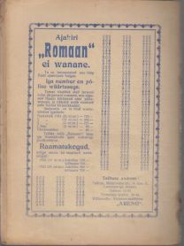 Romaan, 1924/11