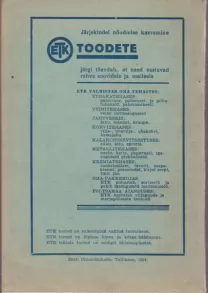 Ühistegevuse kalender 1935