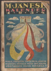 M. Jänes'e riidekaupluse kalender 1934