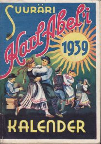 Karl Abel'i riide- ja valmisrõivaste suuräri kalender 1939