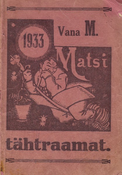 Vana M. Matsi tähtraamat 1933